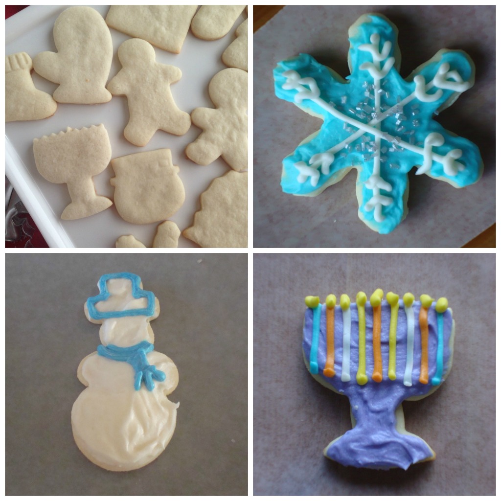 Cutout Sugar Cookies and Frosting